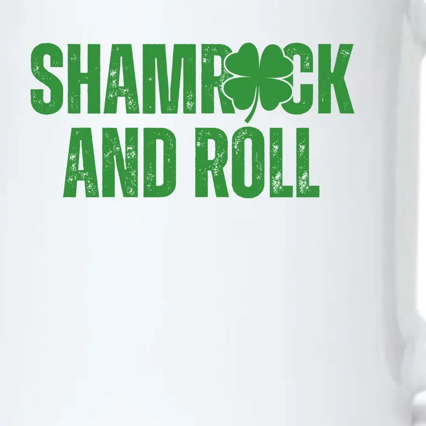 Shamrock And Roll St Patricks Day Black Color Changing Mug