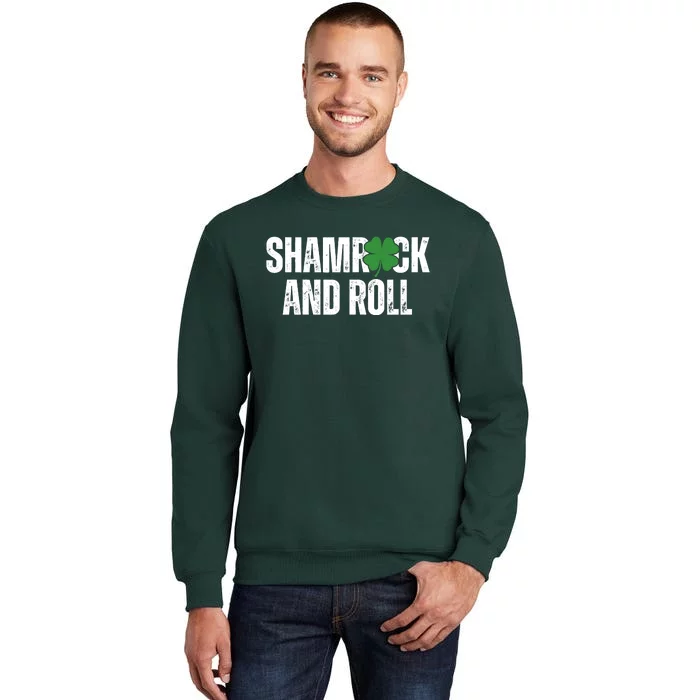 Shamrock And Roll St Patricks Day Sweatshirt