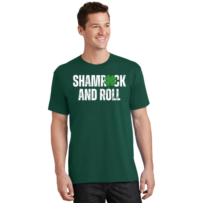 Shamrock And Roll St Patricks Day T-Shirt