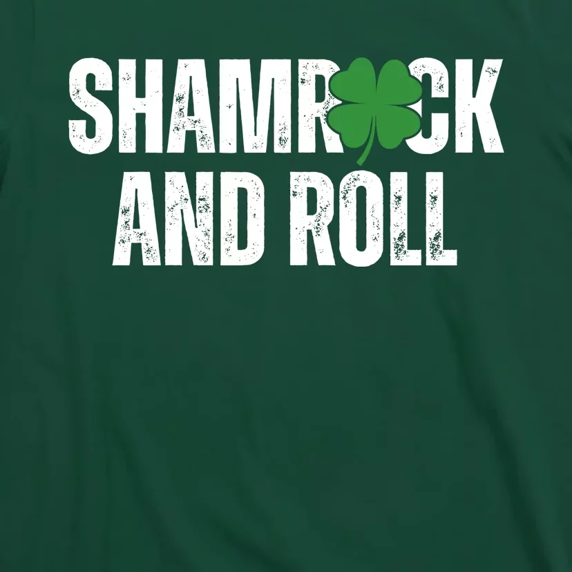 Shamrock And Roll St Patricks Day T-Shirt