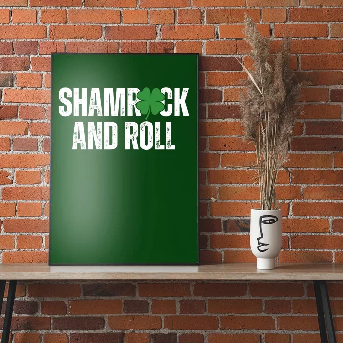 Shamrock And Roll St Patricks Day Poster