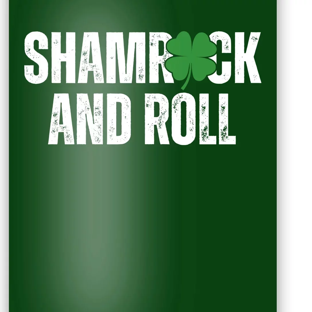 Shamrock And Roll St Patricks Day Poster