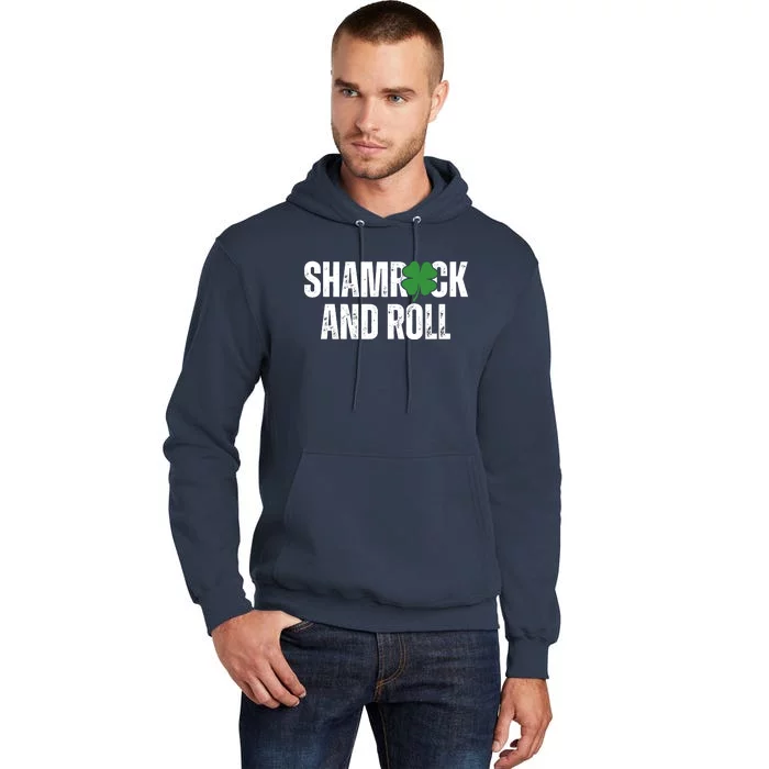 Shamrock And Roll St Patricks Day Tall Hoodie