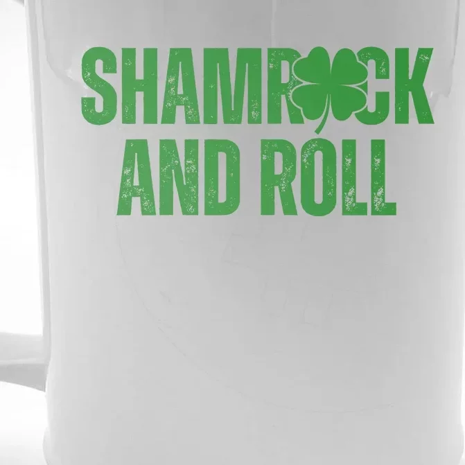 Shamrock And Roll St Patricks Day Front & Back Beer Stein