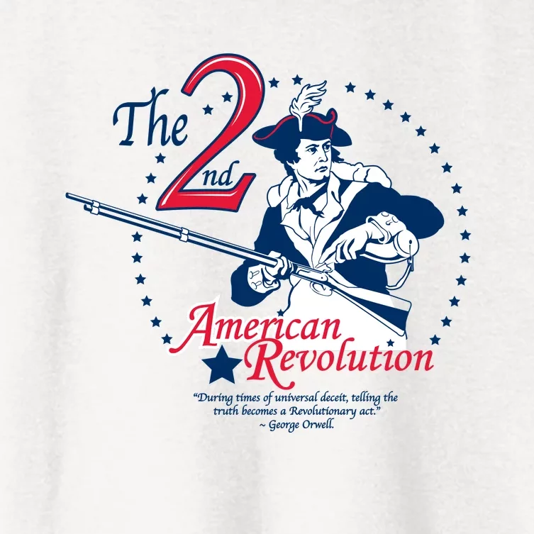 Second American Revolution Women's Crop Top Tee