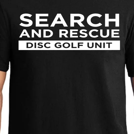 Search And Rescue Disc Golf Unit Funny Sarcastic Gift Pajama Set