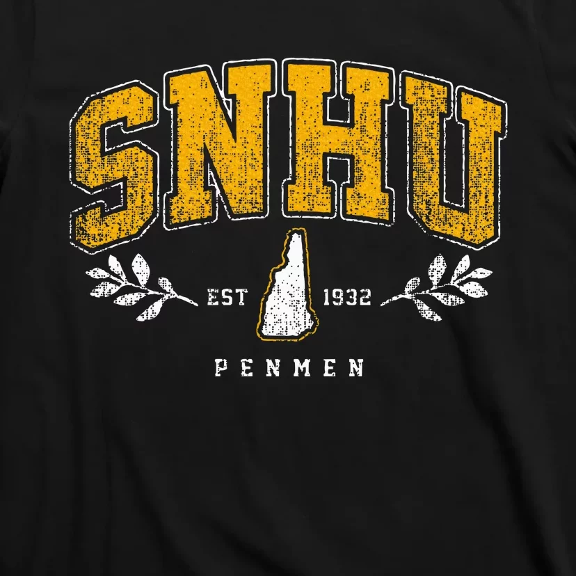 Snhu Arch Retro College University Athletic Sports T-Shirt