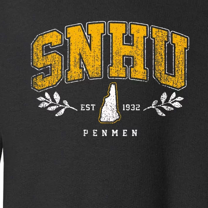 Snhu Arch Retro College University Athletic Sports Toddler Sweatshirt