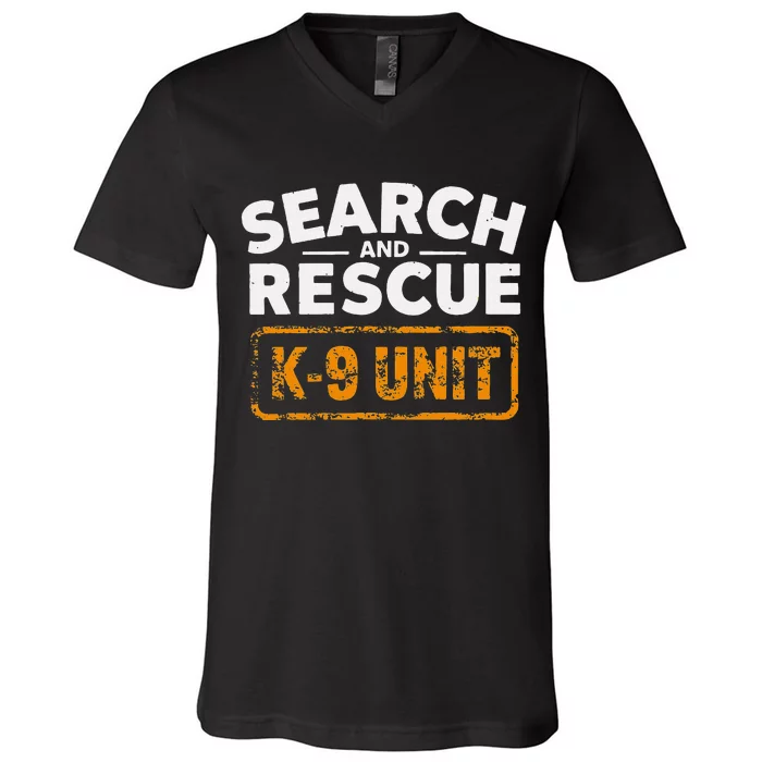 Search And Rescue Team Sar Emergency Response V-Neck T-Shirt