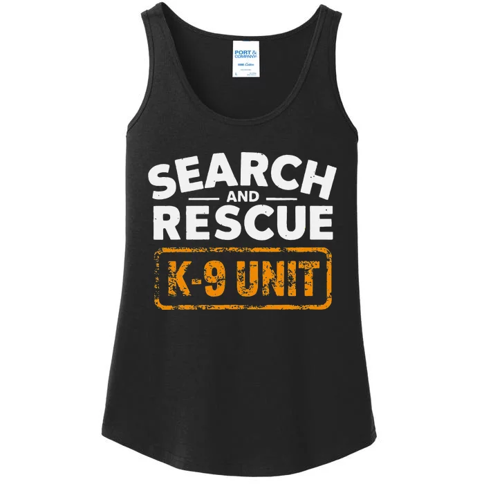 Search And Rescue Team Sar Emergency Response Ladies Essential Tank