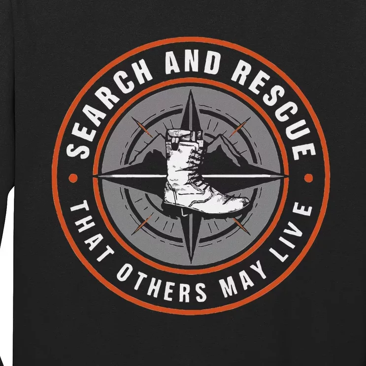 Search And Rescue Team Sar Emergency Response Long Sleeve Shirt