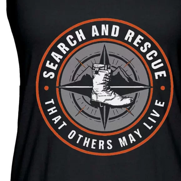 Search And Rescue Team Sar Emergency Response Ladies Essential Flowy Tank