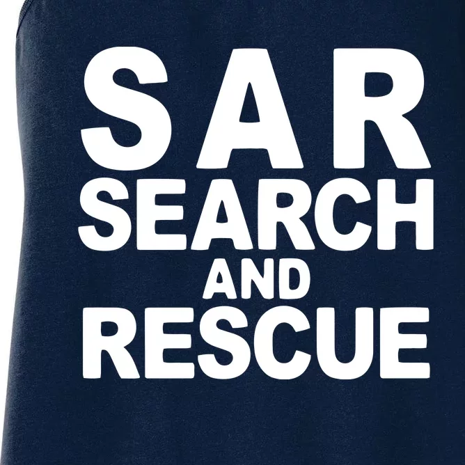 Search And Rescue SAR Search And Rescue Women's Racerback Tank