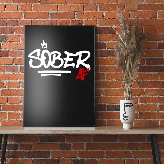 Sober Af Recovery Poster