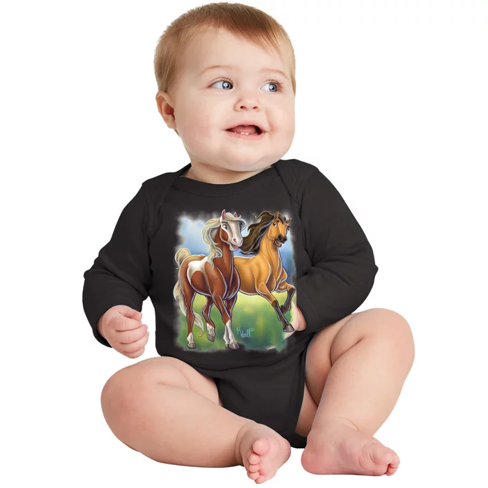 Spirit And Rain Baby Long Sleeve Bodysuit