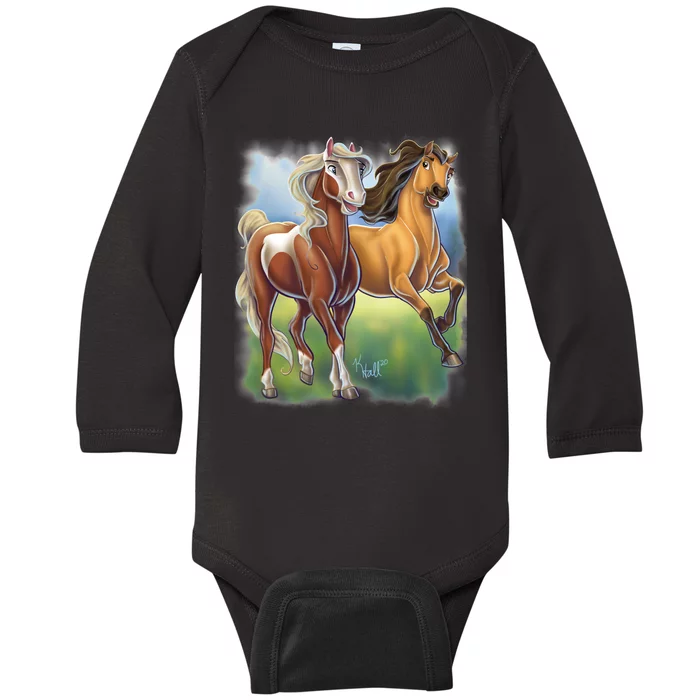 Spirit And Rain Baby Long Sleeve Bodysuit