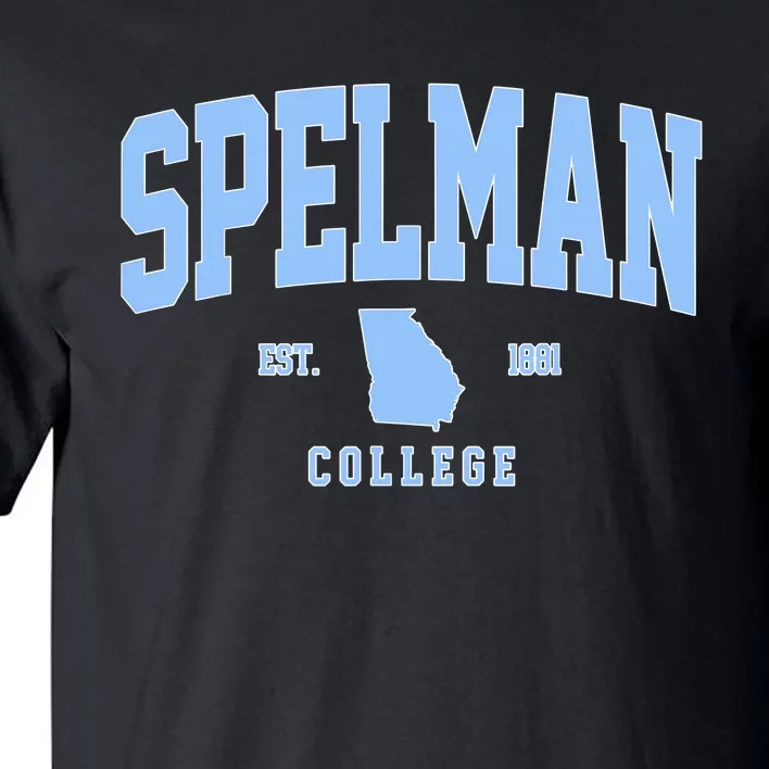 Spelman Arch Retro College Athletic Sports Outfits Tall T-Shirt