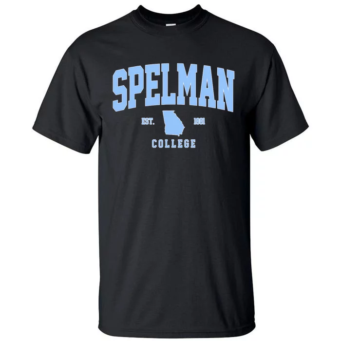 Spelman Arch Retro College Athletic Sports Outfits Tall T-Shirt