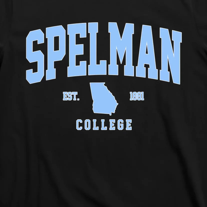 Spelman Arch Retro College Athletic Sports Outfits T-Shirt