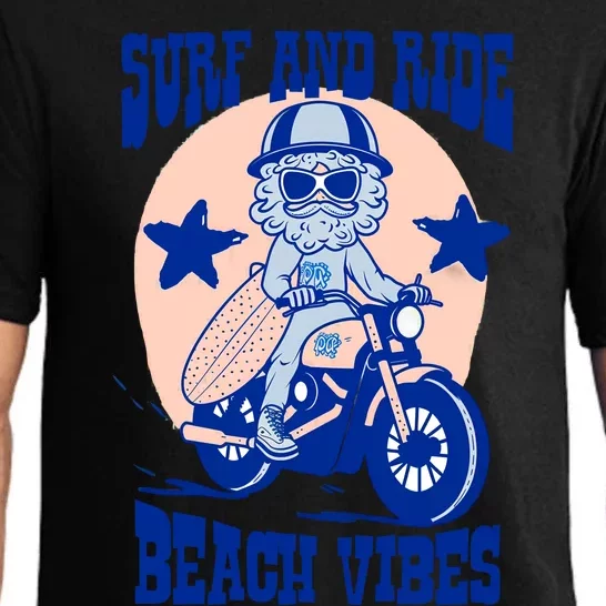 Surf And Ride Beach Vibes Pajama Set