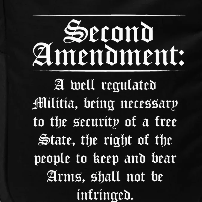 Second Amendment Rights Proud 2a Pro Gun Rights American Impact Tech Backpack