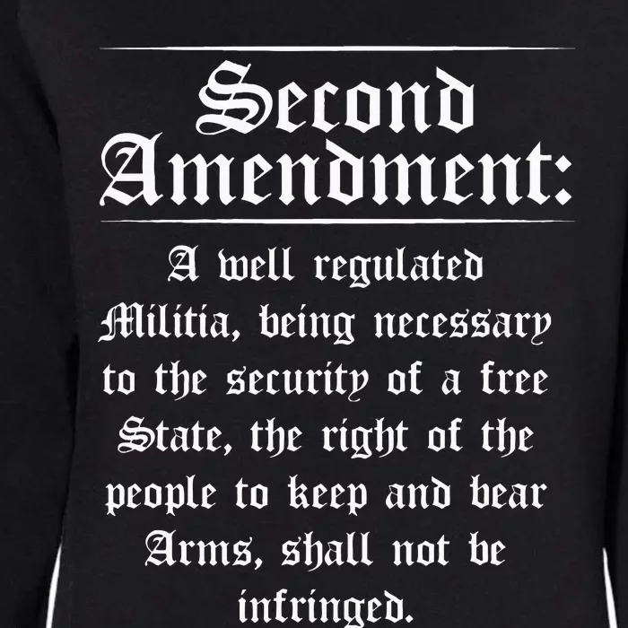 Second Amendment Rights Proud 2a Pro Gun Rights American Womens California Wash Sweatshirt