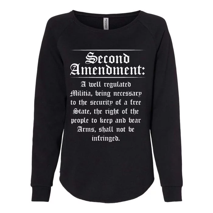 Second Amendment Rights Proud 2a Pro Gun Rights American Womens California Wash Sweatshirt