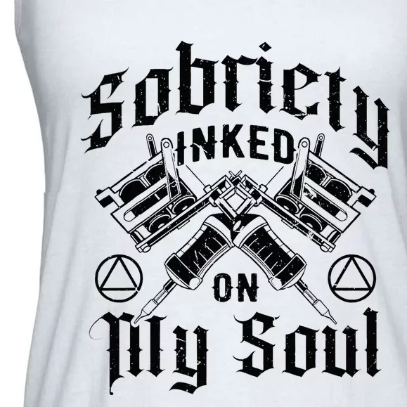 Sobriety Addiction Recovery Alcoholic Sober Living Ladies Essential Flowy Tank