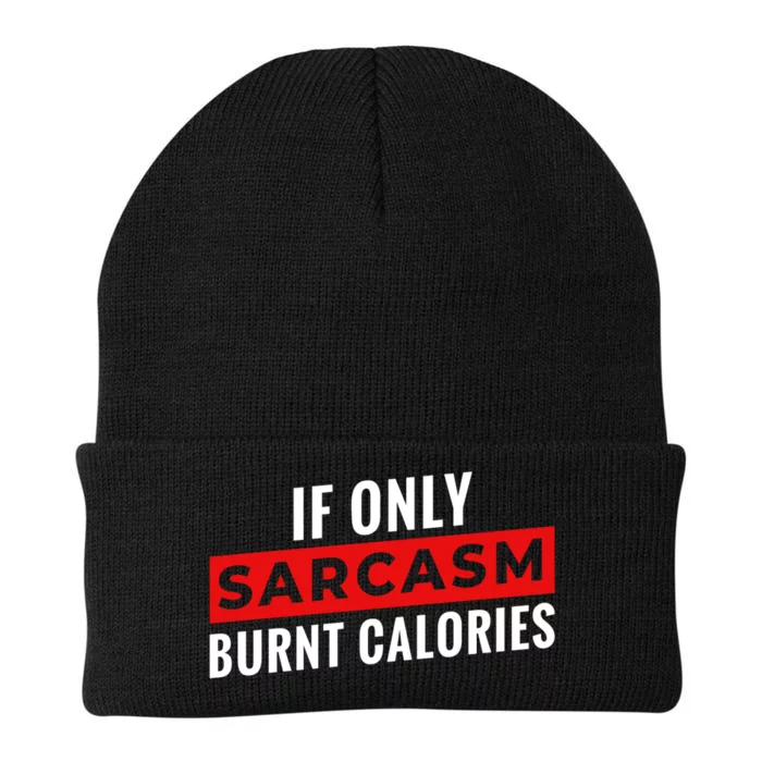 Sarcasm Burnt Calories Knit Cap Winter Beanie