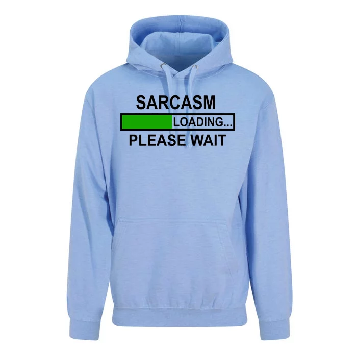 Sarcasm Loading Please Wait Unisex Surf Hoodie