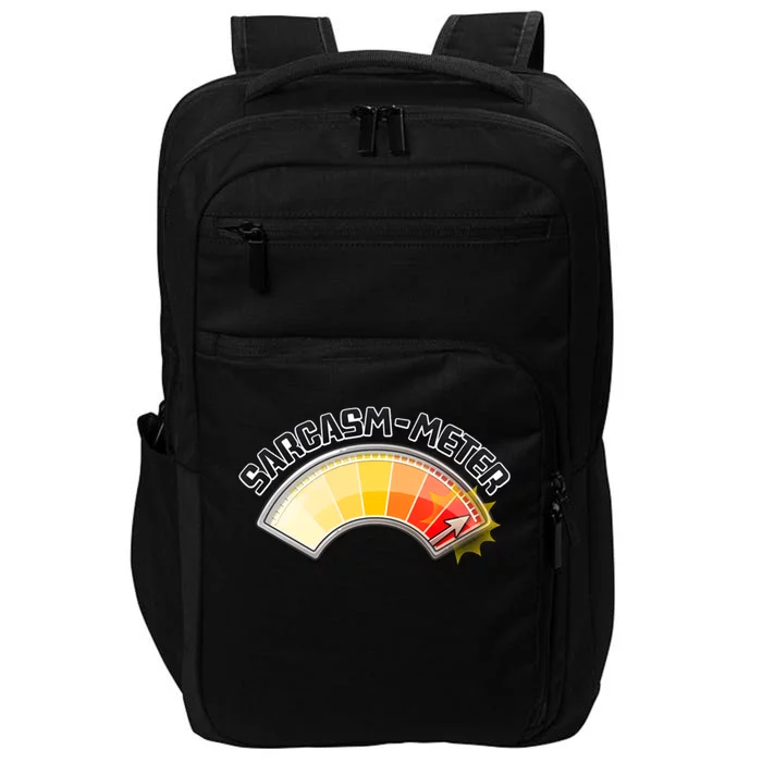 Sarcasm Meter High Impact Tech Backpack