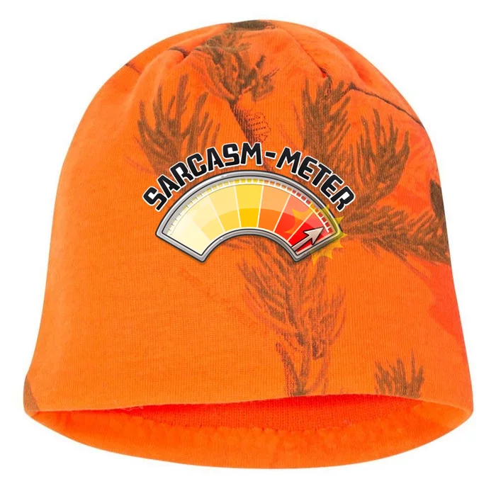 Sarcasm Meter High Kati - Camo Knit Beanie