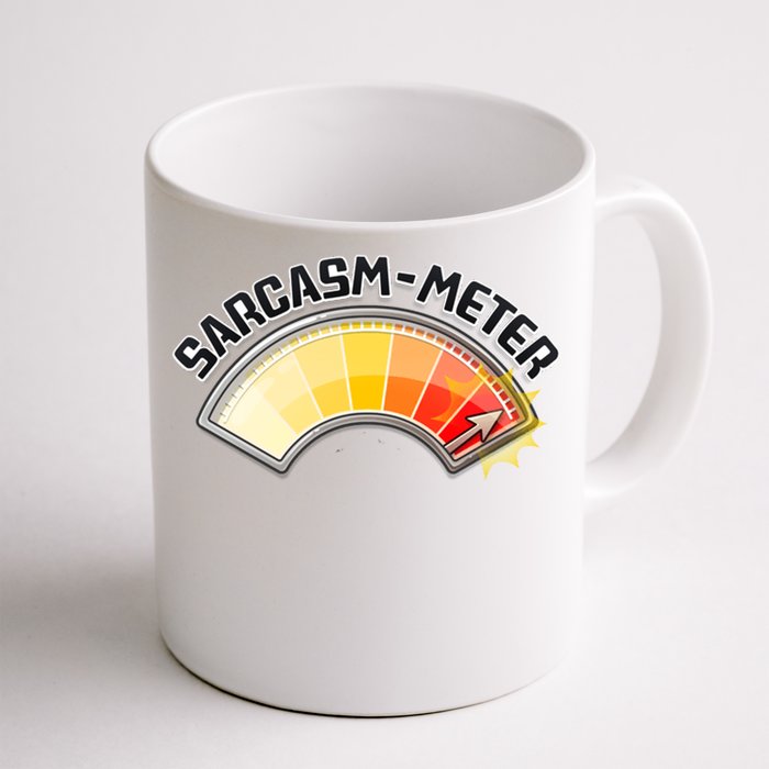 Sarcasm Meter High Front & Back Coffee Mug