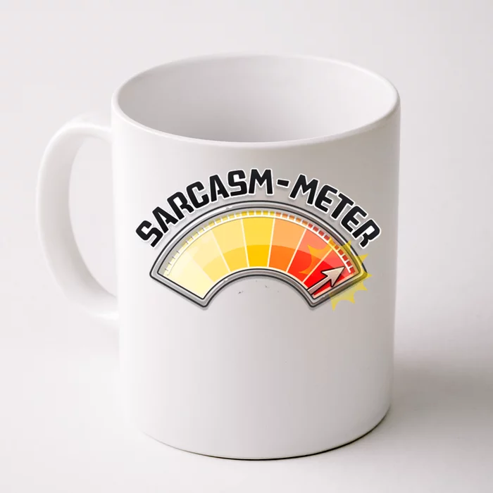 Sarcasm Meter High Front & Back Coffee Mug