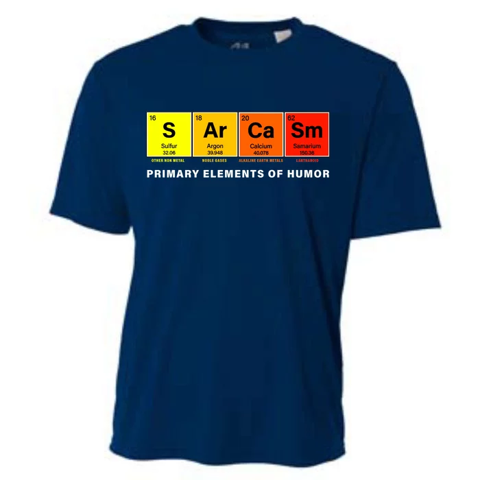 Sarcasm Primary Elements of Humor Cooling Performance Crew T-Shirt