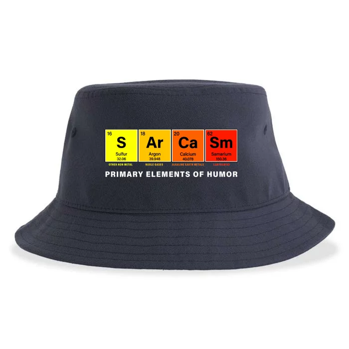 Sarcasm Primary Elements of Humor Sustainable Bucket Hat