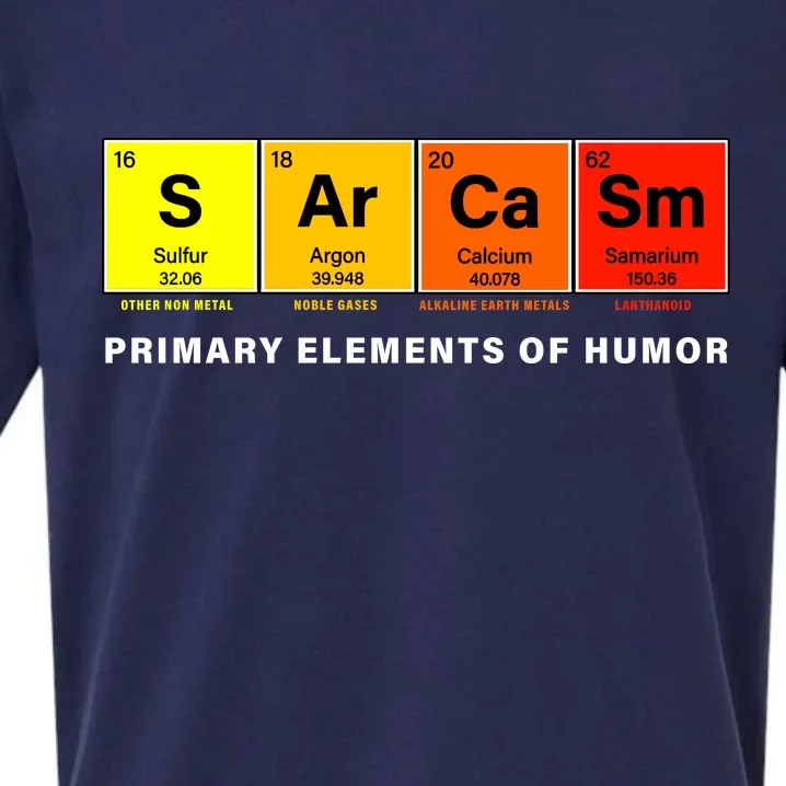 Sarcasm Primary Elements of Humor Sueded Cloud Jersey T-Shirt