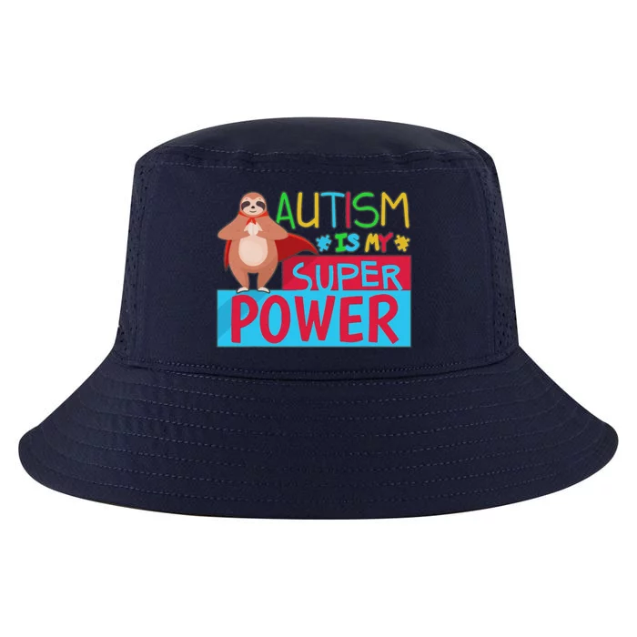 Sloth Autism Superpower Awarenesss Cool Comfort Performance Bucket Hat