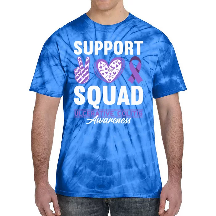 Support Awareness Squad I Ulcerative Colitis Ulcerosa Tie-Dye T-Shirt