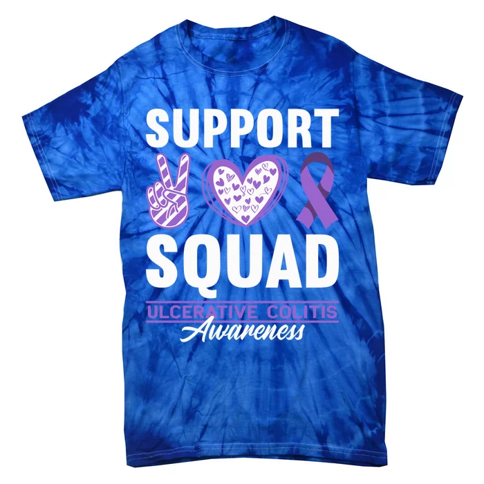 Support Awareness Squad I Ulcerative Colitis Ulcerosa Tie-Dye T-Shirt