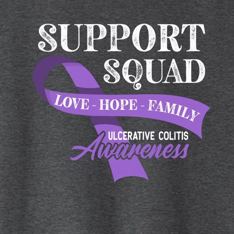 Support Awareness Squad I Ulcerative Colitis Ulcerosa Women's Crop Top Tee