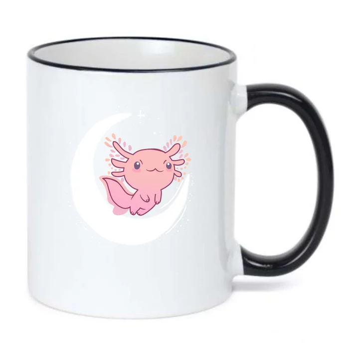 Space Axolotl Black Color Changing Mug