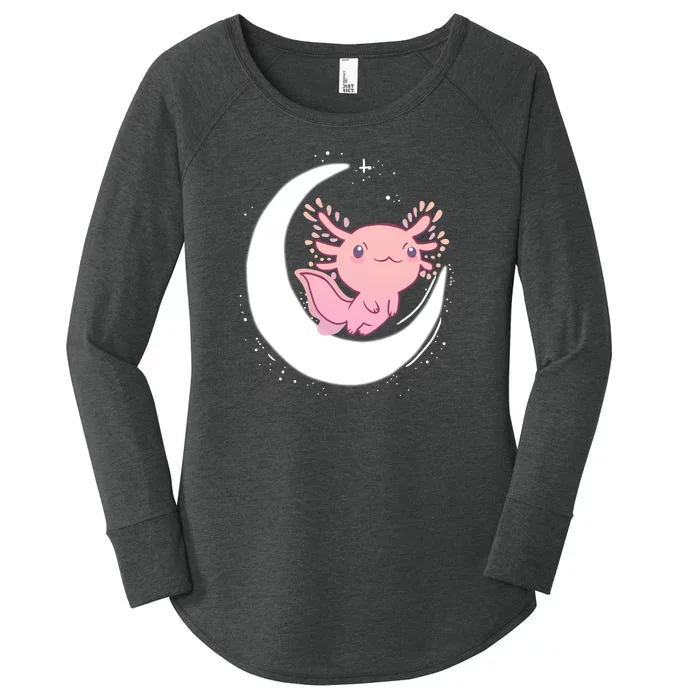 Space Axolotl Women's Perfect Tri Tunic Long Sleeve Shirt