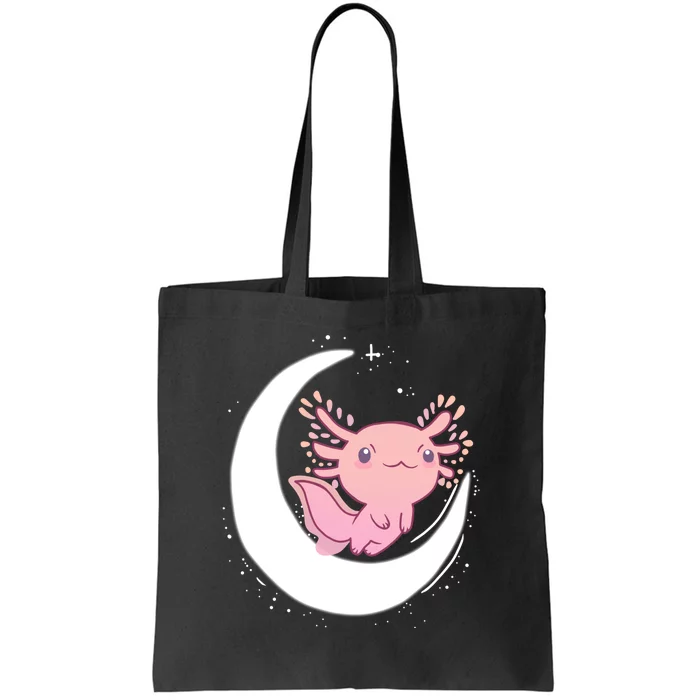 Space Axolotl Tote Bag