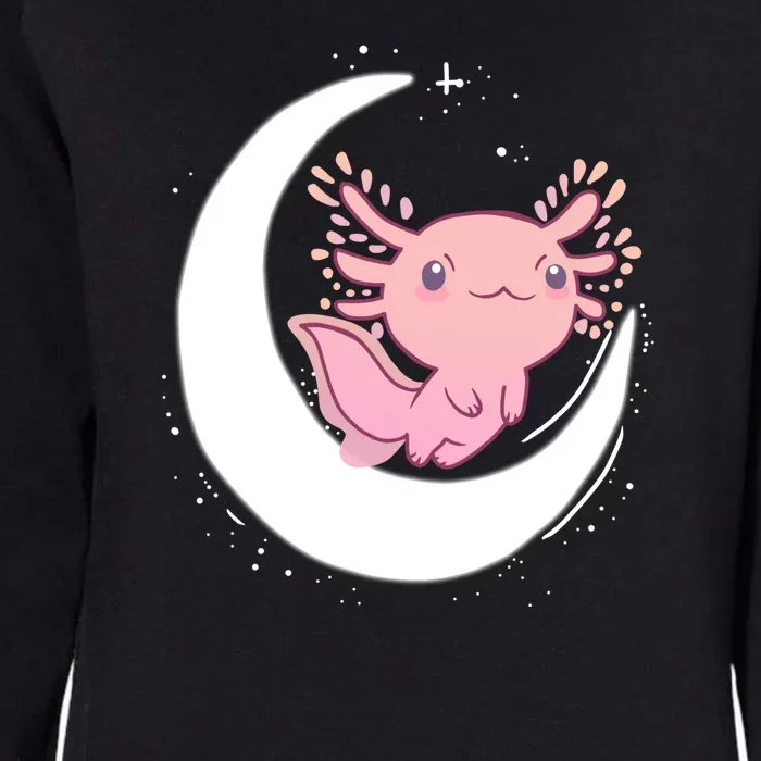 Space Axolotl Womens California Wash Sweatshirt