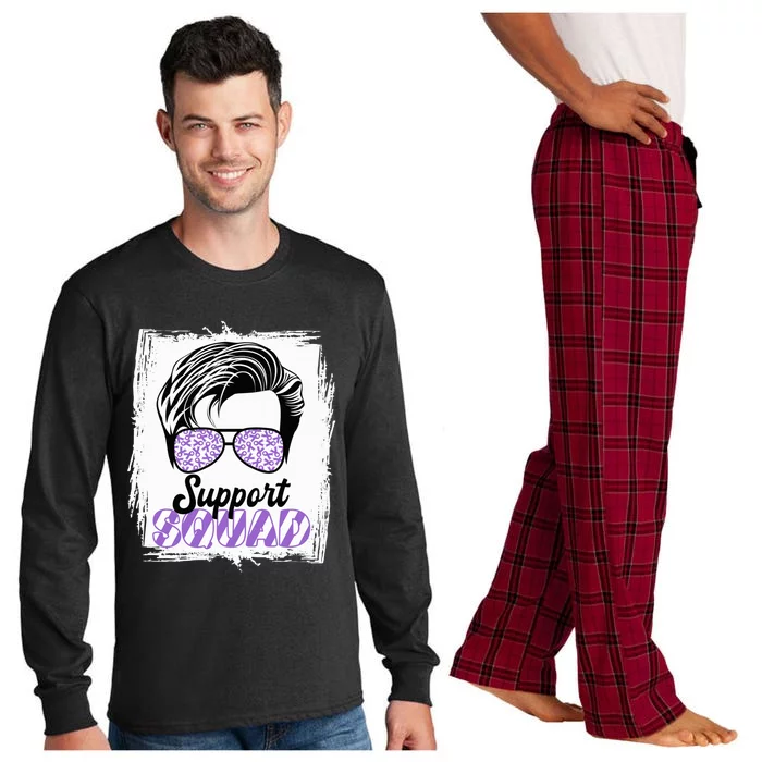 Support Awareness Squad I Ulcerative Colitis Ulcerosa Long Sleeve Pajama Set