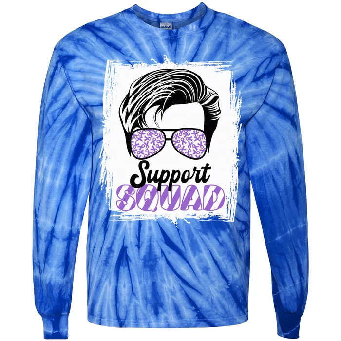 Support Awareness Squad I Ulcerative Colitis Ulcerosa Tie-Dye Long Sleeve Shirt