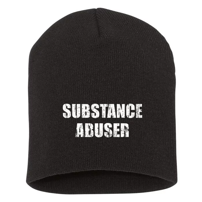 Substance Abuser Short Acrylic Beanie