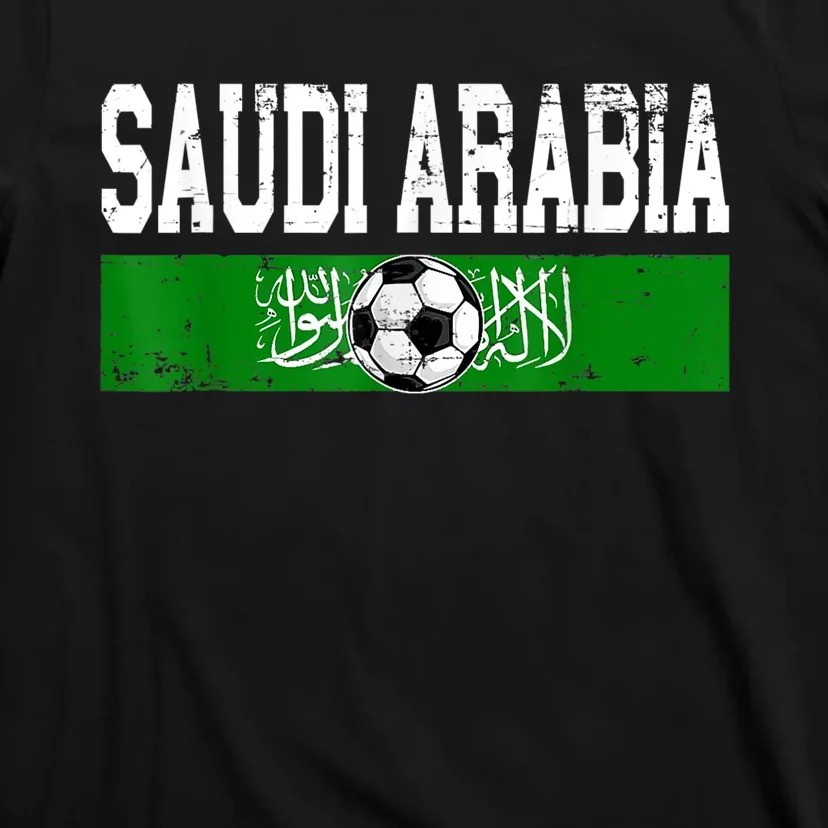 Saudi Arabia Saudis Flag Soccer Jersey Football Lovers T-Shirt