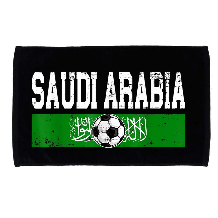 Saudi Arabia Saudis Flag Soccer Jersey Football Lovers Microfiber Hand Towel